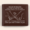 You Complete Every Part Of Me - Couple Personalized Custom Double-Sided Printed Leather Wallet - Gift For Husband Wife, Anniversary