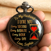 The Best Kind Of Magic Is Love - Couple Personalized Custom Pocket Watch - Gift For Husband Wife, Anniversary