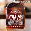 My Classic, My Love - Couple Personalized Custom Whiskey Bottle - Birthday, Anniversary Gift For Husband