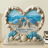 Forever My Favorite Shellmate - Couple Personalized Custom Acrylic Plaque Custom Shape - Gift For Husband Wife, Anniversary