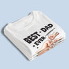 Best Dad In The Galaxy - Family Personalized Custom Unisex T-shirt, Premium T-shirt, Hoodie - Father's Day, Gift For Dad, Grandpa