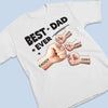 Best Dad In The Galaxy - Family Personalized Custom Unisex T-shirt, Premium T-shirt, Hoodie - Father's Day, Gift For Dad, Grandpa