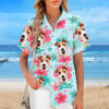 Custom Photo Unisex Tropical Hawaiian Aloha Shirt - Personalized Summer Vacation And Travel Gifts For Dog Cat Lovers, Dog Dad And Mom, Cat Owners - Summer With My Fur Buddy
