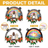 Custom Window Hanging Suncatcher Ornament - Personalized Pet Memorial Gifts For Dogs, Cats - Until We Meet Again At The Rainbow Bridge