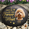Custom Photo Printed Rock - Personalized Pet Memorial Gifts For Dogs, Cats - Always On My Mind