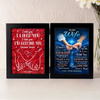Custom Double Frame Flower Shadow Box - Personalized Anniversary Wedding Gifts For Husband And Wife, Him And Her - Till Our Final Breath
