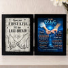 Custom Double Frame Flower Shadow Box - Personalized Anniversary Wedding Gifts For Husband And Wife, Him And Her - Till Our Final Breath