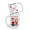 Custom Mug - Personalized Anniversary Wedding Gifts For Husband And Wife, Him And Her - My Happily Ever After