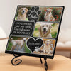 Custom Photo Honoring Memories That Keep Us Close - Memorial Personalized Custom Square Shaped Stone With Stand - Sympathy Gift For Pet Owners, Pet Lovers