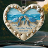 Custom Acrylic Car Ornament - Personalized Anniversary Wedding Gifts For Husband And Wife, Him And Her - Found My Soulmate Under The Sea