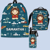 Custom Kids Backpack, Water Bottle, Lunch Bag - Personalized Back To School Gifts For Kids - Confidence, Kindness, Strength For Life