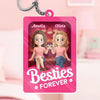 Custom Shaped Acrylic Keychain - Personalized Best Friend Birthday Gifts For Women, Besties, Sisters, BFF - Partners In Crime