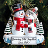Custom Acrylic Ornament - Personalized Anniversary Christmas Wedding Gifts For Husband And Wife, Him And Her - Love’s Sweetest Tradition