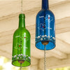 Custom Long Distance Wine Bottle Wind Chime - Personalized Best Friend Birthday Gifts For Women, Besties, Sisters, BFF - Far But Always In Heart