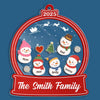 Custom 3 Layers Shaker Ornament - Personalized Christmas Birthday Gifts For Mom, Dad, Kids - A Frosty Family Keepsake