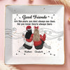 Custom Full-Print Jewelry Dish - Personalized Best Friend Birthday Gifts For Women, Besties, Sisters, BFF - Good Friends Are Forever