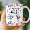 Custom Long Distance Mug - Personalized Best Friend Birthday Gifts For Women, Besties, Sisters, BFF - Distance Means Nothing Between Friends