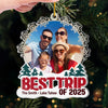 Custom Photo Acrylic Ornament - Personalized Christmas Birthday Gifts For Mom, Dad, Kids - Our Winter Wonderland Of Love