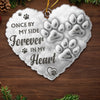 Custom Acrylic Ornament - Personalized Pet Christmas Memorial Sympathy Gifts For Dogs, Cats - Paws Forever Remembered