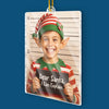 Custom Photo Acrylic Ornament - Personalized Christmas Birthday Gifts For Mom, Dad, Kids - Mistletoe Mischief Maker