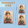 Custom Photo Acrylic Ornament - Personalized Christmas Birthday Gifts For Mom, Dad, Kids - Mistletoe Mischief Maker