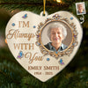 Custom Photo Acrylic Ornament - Personalized Memorial Sympathy Gifts For Loss Of Mom, Dad - Forever In Loving Memory