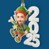 Custom Photo Acrylic Ornament - Personalized Christmas Birthday Gifts For Mom, Dad, Kids - Catch Me Jingling All The Way