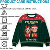 Custom Unisex Ugly Sweatshirt - Personalized Anniversary Christmas Wedding Gifts For Husband And Wife, Him And Her - Forever Festive, Forever Us