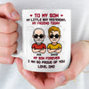 Custom Mug - Personalized Birthday Gifts For Dad, Son - Like Father Like Son