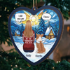 Custom Wood Ornament - Personalized Pet Christmas Memorial Sympathy Gifts For Dogs, Cats - Always Loved Always Remembered