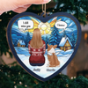 Custom Wood Ornament - Personalized Pet Christmas Memorial Sympathy Gifts For Dogs, Cats - Always Loved Always Remembered