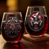 Custom Wine Glass - Personalized Halloween Witchy Gifts For Women, Besties, Sisters, BFF - Witching You Were Here