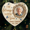 Custom Photo Acrylic Ornament - Personalized Memorial Sympathy Gifts For Loss Of Mom, Dad - Forever In Loving Memory