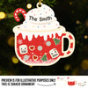Custom 3 Layers Shaker Ornament - Personalized Christmas Birthday Gifts For Mom, Dad, Kids - Little Marshmallows, Big Love