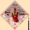 This Queen Finally Got Her Crown - Family Personalized Custom Graduation Cap - Graduation Gift For Family Members, Siblings, Brothers, Sisters