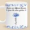 Custom Mug - Personalized Best Friend Birthday Gifts For Women - Blooming Together, Always
