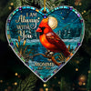 Custom Acrylic Ornament - Personalized Christmas Memorial Sympathy Gifts For Loss Of Mom, Dad - Guided By Your Spirit