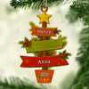 Custom Wood Ornament - Personalized Christmas Birthday Gifts For Mom, Dad, Kids - Spelling Love, Letter By Letter