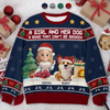 Custom Unisex Ugly Sweatshirt - Personalized Christmas Birthday Gifts For Dog Cat Lovers, Dog Dad And Mom, Cat Owners - Forever My Fur Family