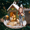 Custom Wood Ornament - Personalized Christmas Birthday Gifts For Women, Men - Farm Life, Christmas Joy