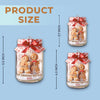 Custom First Christmas Acrylic Ornament - Personalized Anniversary Christmas Wedding Gifts For Husband And Wife, Him And Her - Gingerbread Hearts Together