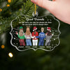 Custom Acrylic Ornament - Personalized Best Friend Christmas Birthday Gifts For Women, Besties, Sisters, BFF - A Journey Without An End