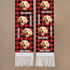 Custom Photo Wool Scarf With Tassel - Personalized Christmas Birthday Gifts For Dog Cat Lovers, Dog Dad And Mom, Cat Owners - Fetch Queen