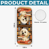 Custom Leather Magnetic Bookmark - Personalized Bookish Gifts For Book Lovers, Bookworms, Dog Dad And Mom, Cat Owners - Paws Mark My Place
