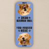 Custom Photo Leather Magnetic Bookmark - Personalized Bookish Gifts For Book Lovers, Bookworms, Dog Cat Lovers, Dog Dad And Mom, Cat Owners - Pawsed Here