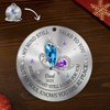 Custom Bell Ornament With Charms - Personalized Memorial Sympathy Gifts For Loss Of Mom, Dad - Your Light Still Guides My Way