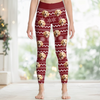Custom Photo Women Leggings - Personalized Christmas Birthday Gifts For Dog Cat Lovers, Dog Dad And Mom, Cat Owners - Pawty All The Way
