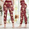 Custom Photo Women Leggings - Personalized Christmas Birthday Gifts For Dog Cat Lovers, Dog Dad And Mom, Cat Owners - Pawty All The Way
