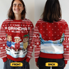 Custom Unisex Ugly Sweatshirt - Personalized Christmas Birthday Gifts For Mom, Grandma - Joyful Hearts Gather This Christmas