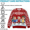 Custom Unisex Ugly Sweatshirt - Personalized Christmas Birthday Gifts For Mom, Grandma - Joyful Hearts Gather This Christmas